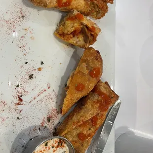Fried breakfast rolls