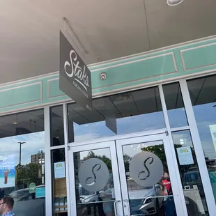 outside