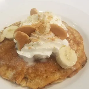 Banana pudding pancakes