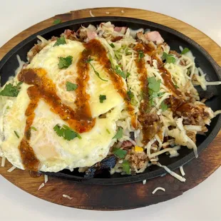 Sausage &amp; ham skillet.