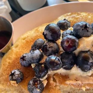 Short stack with blueberries