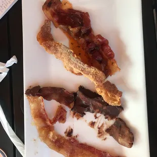 Bacon sampler which cost $7.95, not a fan