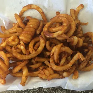 side of curly fries