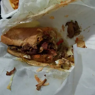 I ordered the Stalax steak combo! It was so delicious! I ate the other half already!