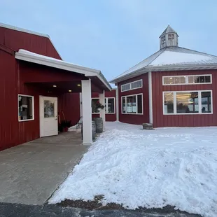 the outside of the building