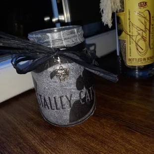 a jar of tasty looking food