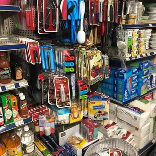 Kitchen tools, foil and some more baking items
