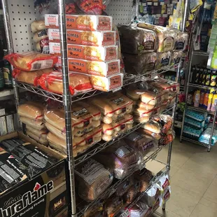 Great variety of bread