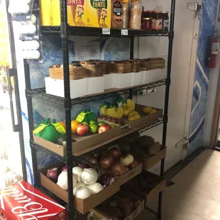 Some produce available