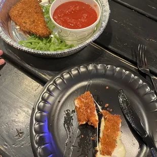 Mozzarella triangles