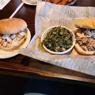 Chopped Smoke Chicken Sandwich