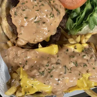 Wildcat burger &amp; fries