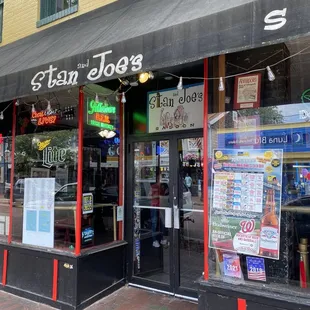 front of restaurant