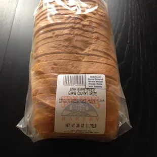 $3.50 for country white. Thinner slices than you typically see. Can't wait to make a grilled cheese with this!