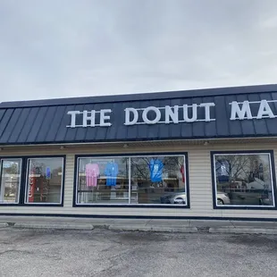 the front of the donut man