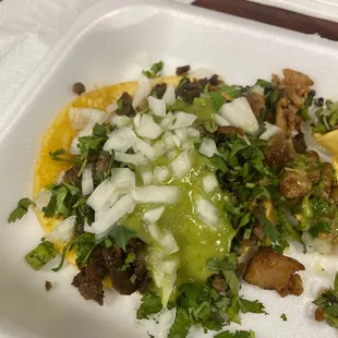 Street carne Asada mini taco