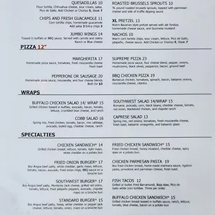 Food Menu