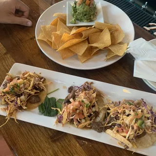 Chips and Fresh Guacamole