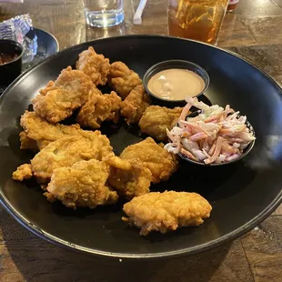 "Small plate" fried oysters. Perfection!