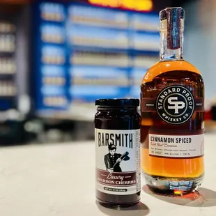 two bottles of bourbon