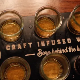 Whiskey tasting  Whiskey flight