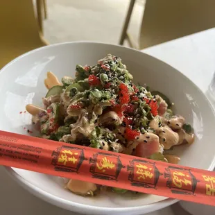 AHI TUNA SUSHI BOWL