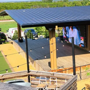 Outdoor stage &amp; Jumbo Screen.