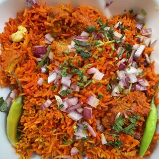 8. Chicken Biryani