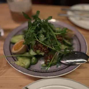 Smashed Cucumber Salad