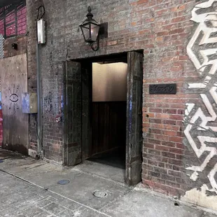 Alley entrance