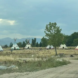 Teepee village