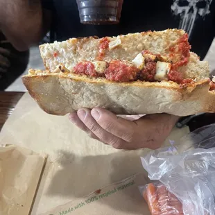 Chicken Parm on Whole Grain