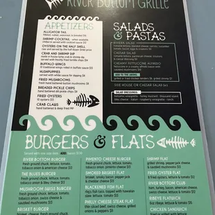 Menu side 1