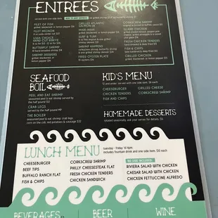 Menu side 2