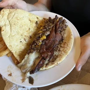 Bomb brisket on flat with bacon !!!!!