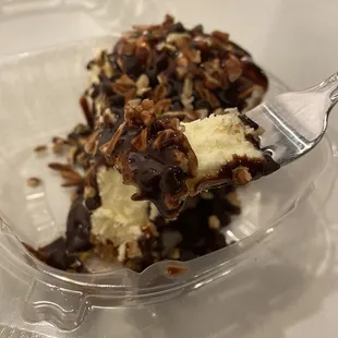 Turtle cheesecake! Yum!