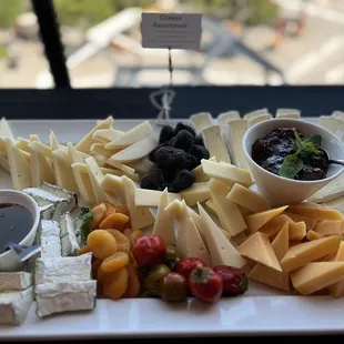 Local cheese platter for evening events and meetings