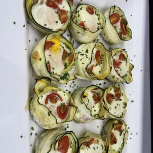 Zucchini egg cups