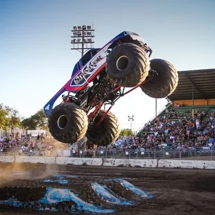 Monster truck show in the FoodMaxx Arena