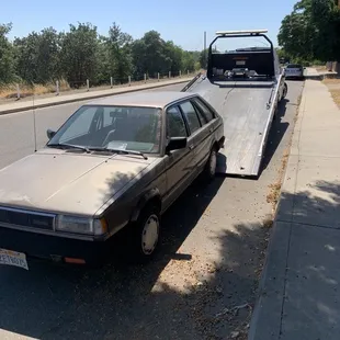 The worst tow job I've ever seen