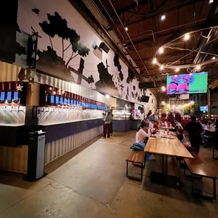 Beer, wine, and cocktail wall!