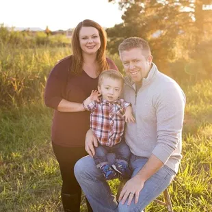 Dr. Stanley with his wife, Marcella and their son, Brody.