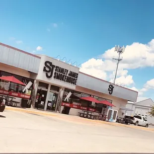 the outside of the store