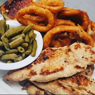 Grilled Chicken Plate with 2 Sides