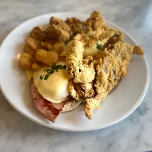 Seafood breakfast