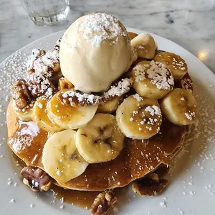 pancakes banana foster