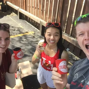 81 degrees but Elites rock the shade!