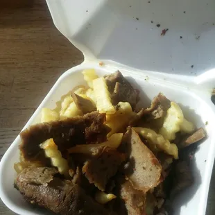 Gyro Meat and Fries