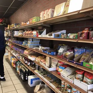 a woman shopping in a grocery store