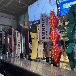 Inside the bar area.